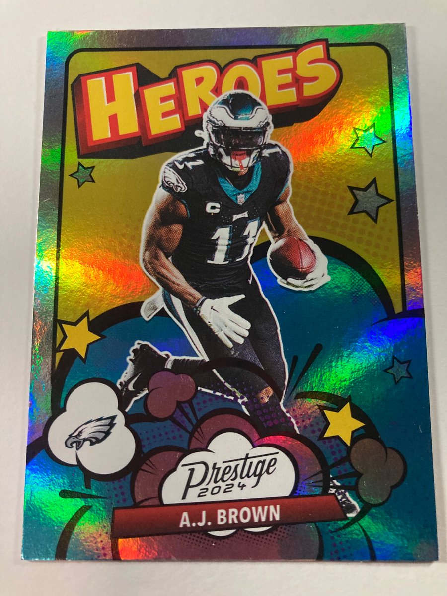 1218Sports's tweet image. 🎁Appreciation Day Giveaway🎁

Winner Announced Wednesday

🔥A.J. Brown Panini Prestige Heroes Silver Holo

To enter
1. Follow
2. Retweet
3. Like