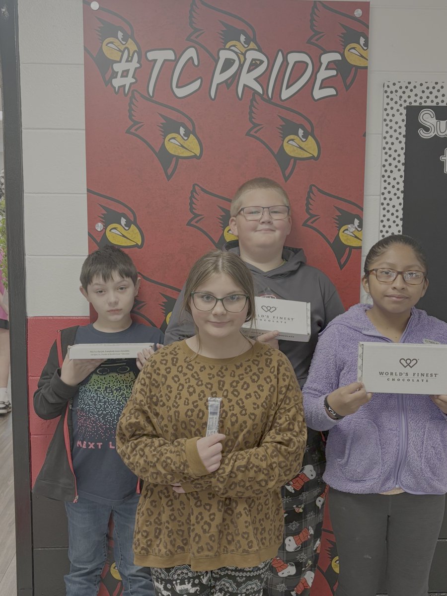 TC_Schools_KY's tweet image. The TCIS weekly attendance winners for the week of November 4 through November 7 are Alyson Sallee, Connor Holmes, Carter Carrigan, Evelyn Perez-Rodriguez, Paislee Wilson (not pictured), and Mia Bussear (not pictured).

#tcpride #tcis #attendancematters