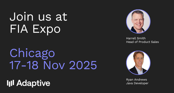 WeAreAdaptive's tweet image. See you at FIA Expo 2025. We&apos;re joining the event that brings you #industry experts providing actionable recommendations.
Catch up with our team!
📆 17-18 Nov 2025
📍 Sheraton Grand Chicago Riverwalk. 
✍️ eu1.hubs.ly/H0pzBRX0
#TradingTechnology #CapitalMarkets #WeAreAdaptive
