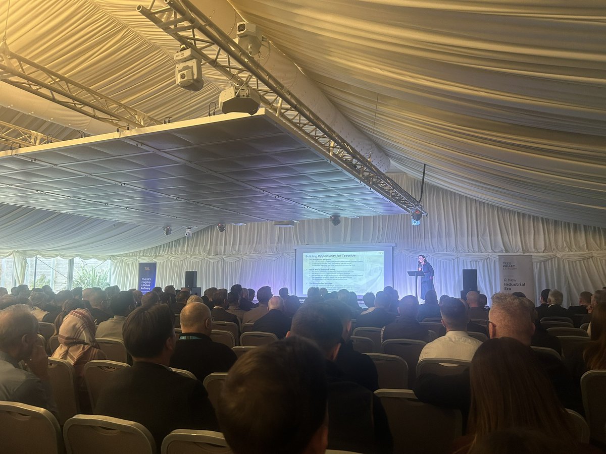 Midas_Cladding's tweet image. Great to attend the Inside Tees Valley Lithium event today - valuable insights into an exciting project for Teesside, with huge potential for local businesses to get involved.