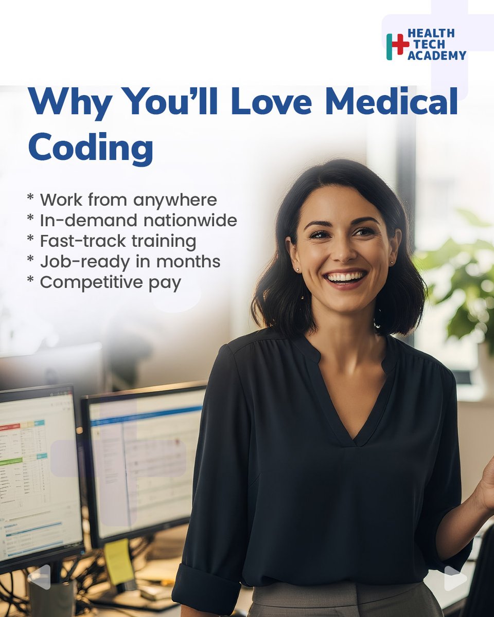 HealthTech_ACAD's tweet image. Love working with details?

Start your journey as a certified Medical Coder and make every detail count.

👉 Enroll today and take the first step toward your new career!

#MedicalCoding #HealthcareCareer #WorkFromHome #HealthTech #CareerGrowth #OnlineLearning #HealthTechAcademy