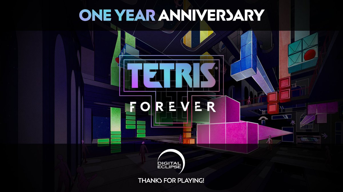 DigitalEclipse's tweet image. We released Tetris Forever one year ago today. Play 15+ games, a new game, or scroll through the wonderful documentary.

In a world where games come and go – Tetris is Forever!

digitaleclipse.com/games/tetrisfo…