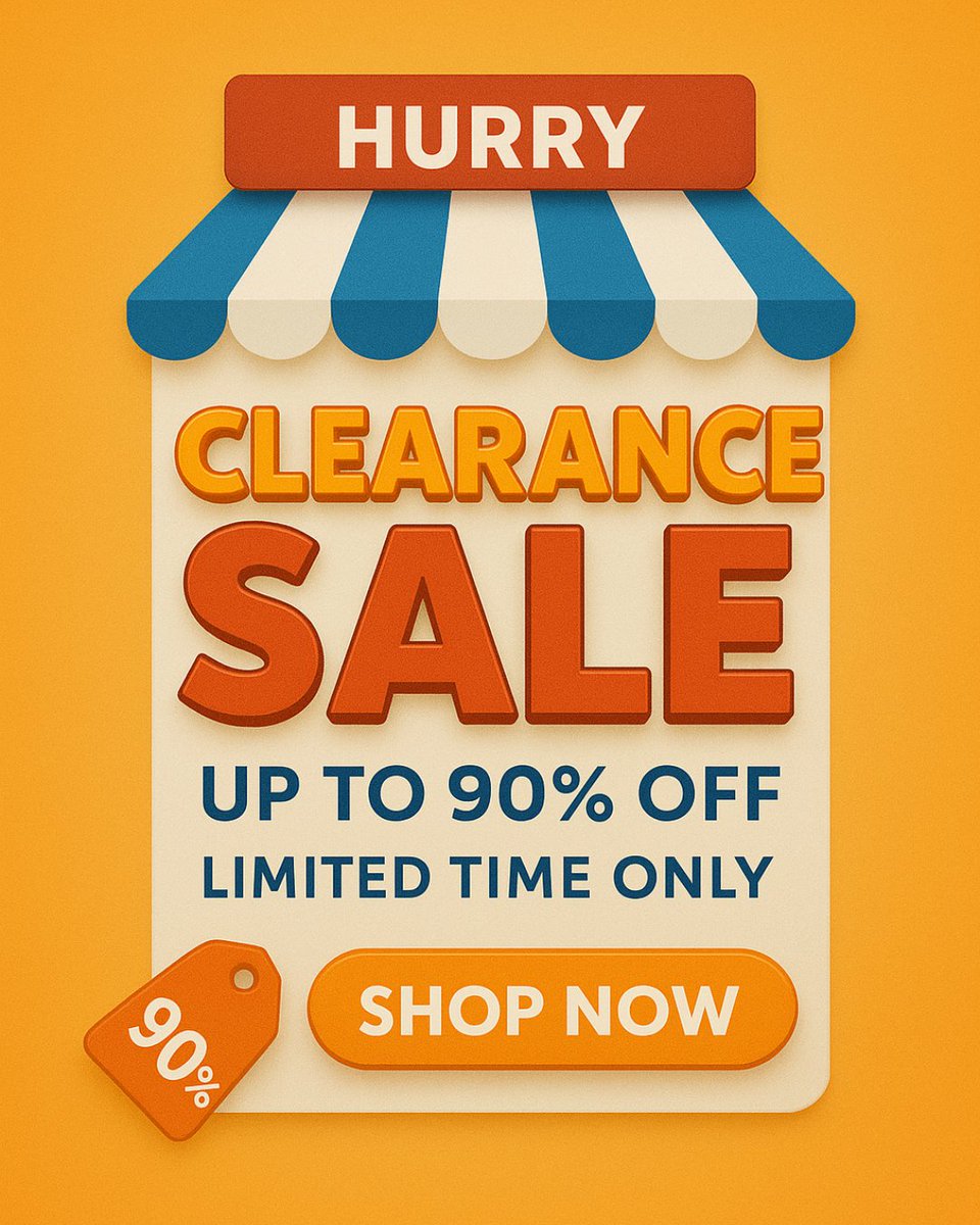 Hurry! Our Clearance Deals are almost gone.

Up to 90% OFF while supplies last.

Limited time only — once they’re gone, they’re gone.
 
bit.ly/4mR8jLP
 
#NeilMed #CloseoutDeals #Sale #Clearance #LimitedStock #UpTo90Off #LastChance #ShopNow