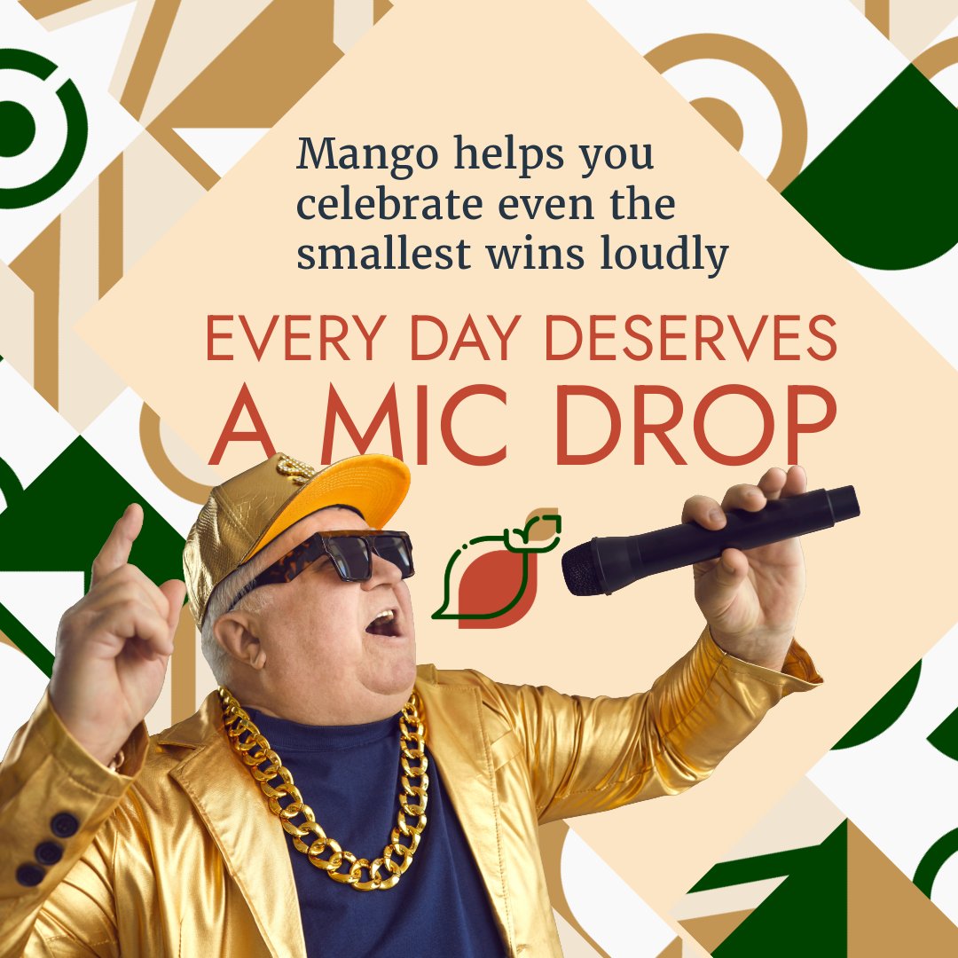 GoMangoApp's tweet image. Even making it through your to-do list deserves applause.
Mango turns your daily “meh” into your daily moment.

🎤🥭  Download Mango, and give your progress the standing ovation it deserves.

#GoMango #SmallWinsBigFeels #ADHDmotivation #CelebrateProgress