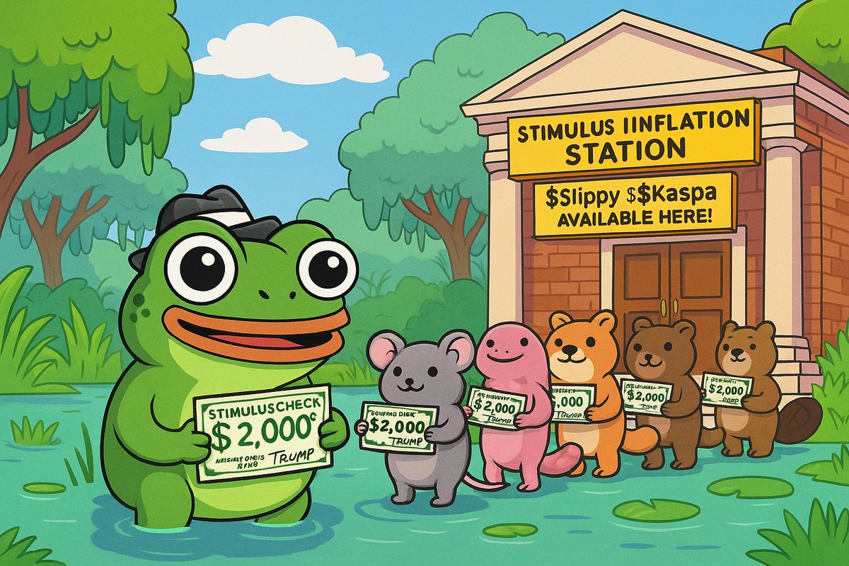 ajokibaby26's tweet photo. This could be the cash infusion crypto’s been craving after that nasty liquidity crunch.
Grab your $Slippy and $Kaspa today.
#Crypto #Kasfyi #Kaspa #Krc20 #Binance #Memecoin #100x #1000x #Bullrun #10bps #Gem #Trading #Viral #Ksprbot #KaspaCom #Fyp #Degen #Hibit #KasWare https://t.co/rLmkPslIG8