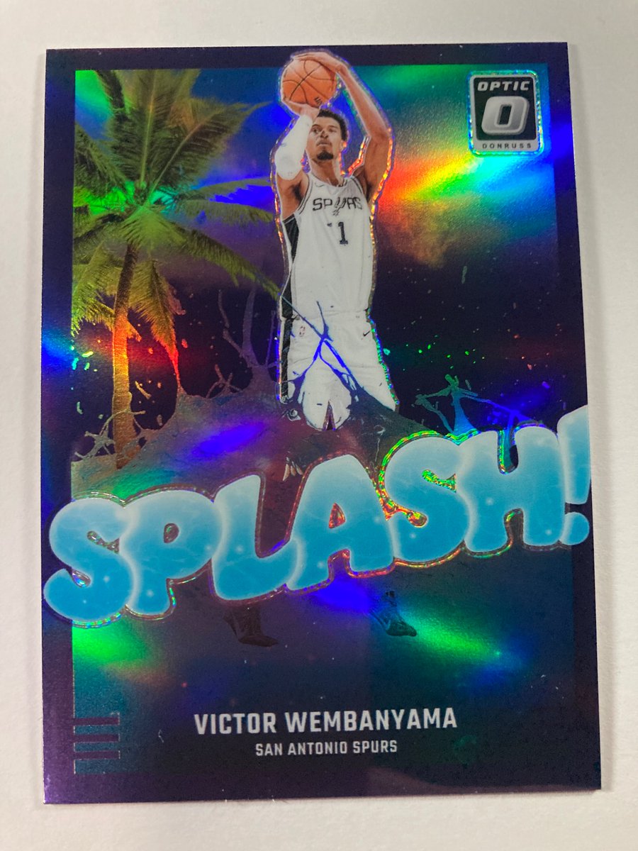 1218Sports's tweet image. 🎁Appreciation Day Giveaway🎁

Winner Announced Friday

🔥Victor Wembanyama Donruss Optic Splash Purple Holo

To enter
1. Follow
2. Retweet
3. Like