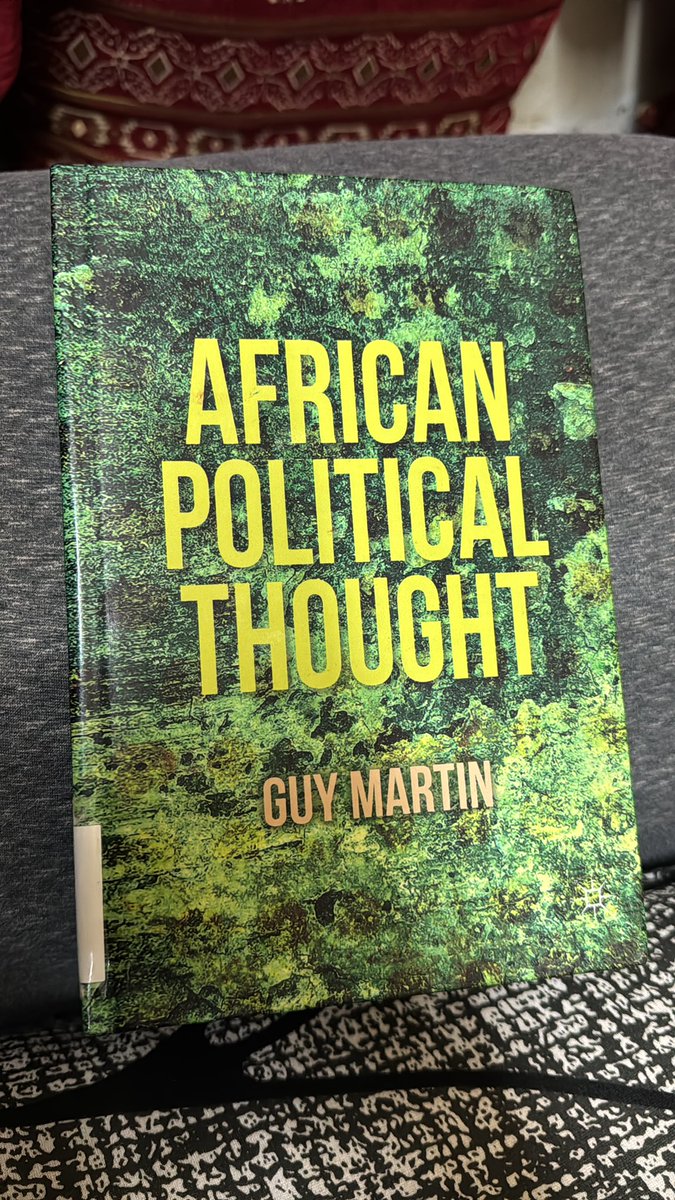 كتاب ممتع يتحدث عن المفكرين الأفارقة ونظرياتهم من نكروما إلى أحمد سيكوتوري إلى توماس سانكارا وأحمد بن بله.

جاء كتاب مارتن عن المفكرين الأفارقة لطيف النص واضح العبارة جزل الأسلوب، وبعيدا عن تعقيدات الكتّاب الإنجليز، إذ يحدثك المؤلف في البداية عن سيرة الشخصية وأهدافها ثم يسرد أبرز