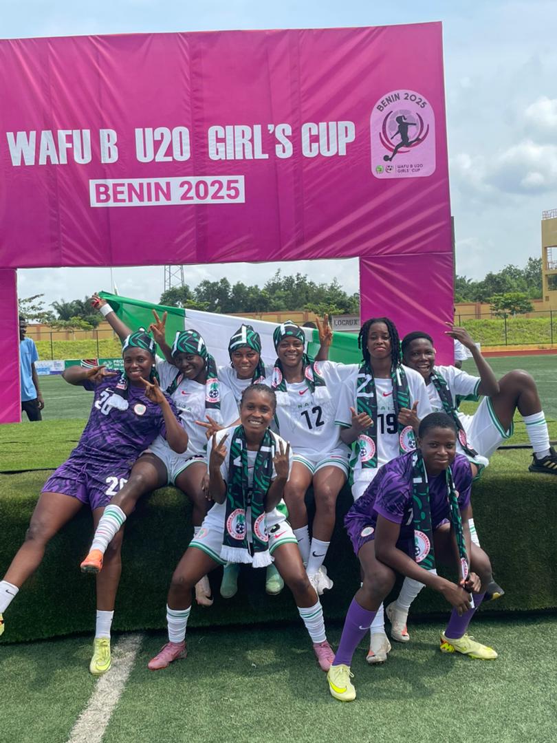 A_Mgbechi's tweet image. Anyday, anytime — I’ll keep giving my best for my dear country. 🇳🇬

We fought hard, we stayed united, and we made it happen!
Big congratulations to us — 2025 WAFU B U-20 Girls’ Cup Champions! 

📷: @Justinaaniefiok
 
#Falconets | #Nigeria |#WAFUB2025
