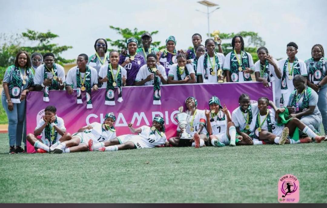 A_Mgbechi's tweet image. Anyday, anytime — I’ll keep giving my best for my dear country. 🇳🇬

We fought hard, we stayed united, and we made it happen!
Big congratulations to us — 2025 WAFU B U-20 Girls’ Cup Champions! 

📷: @Justinaaniefiok
 
#Falconets | #Nigeria |#WAFUB2025