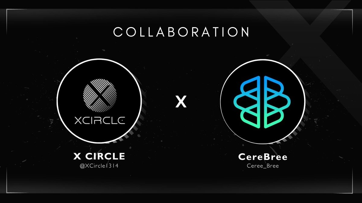 XCircle1314's tweet photo. We are pleased to announce our collaboration with @cerebree.

Check our discord and more collaboration is coming soon 🔜 https://t.co/IYdhGjhfDk