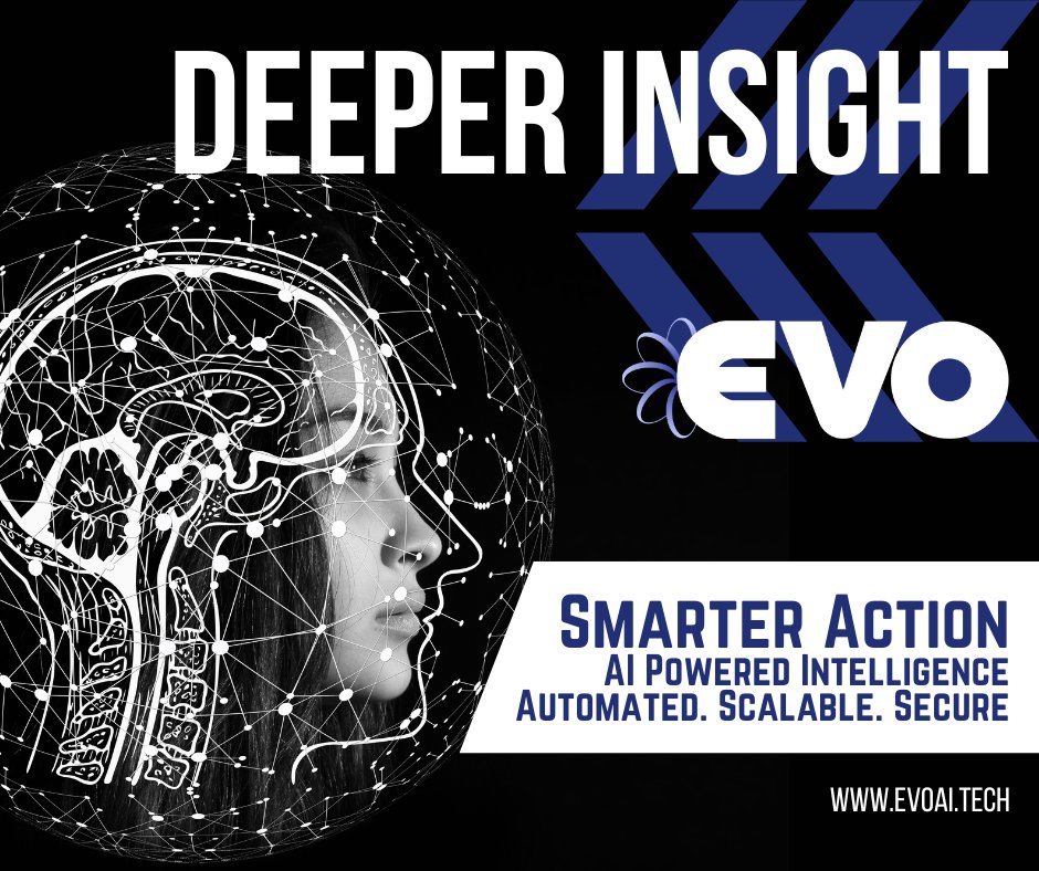EVOai_Tech's tweet image. The future of intelligence is here.

Automated. Scalable. Secure.

Evo Tech turns complex data into clear, actionable insight. Powering the next generation of smarter operations.

#EvoTech #ArtificialIntelligence #Automation #DataDriven #NextGenAI