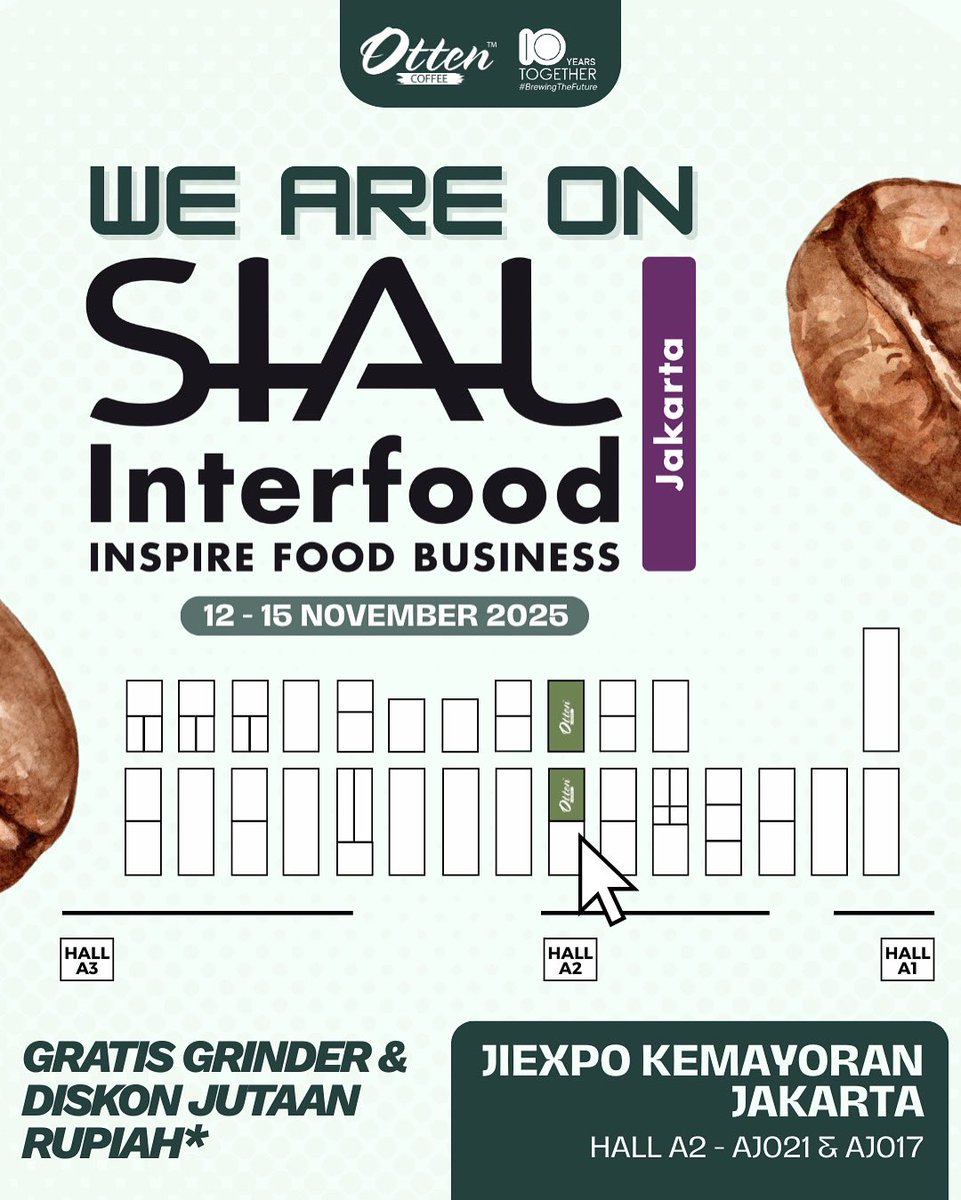 Kita ada di SIAL InterFood, Hall A2 Jiexpo Kemayoran!