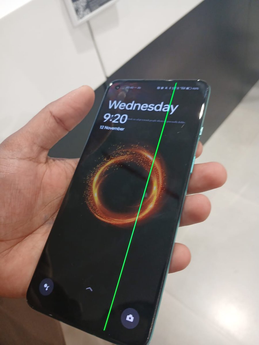 Dr_Sharaf5000's tweet photo. I’ve been using my OnePlus 8T for almost 5 years — it’s still fast, smooth, and I’ve truly loved this phone. 💔
But the saddest part of being a loyal OnePlus user is watching that dreaded green line appear — not once, not twice, but THREE times. https://t.co/ZkQwy9M7Zc