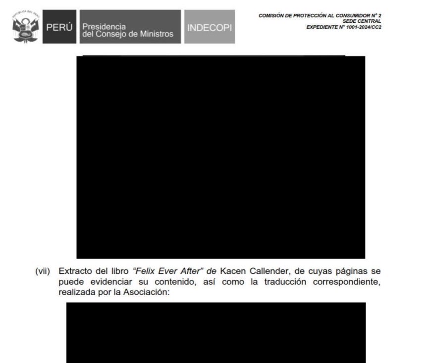 Imagen 1. Libro censurado en la época de la colonia.
Imagen 2. Resolución de Indecopi 2025 en la que censura libros de una biblioteca escolar.

#Censura
#bibliotecaescolar