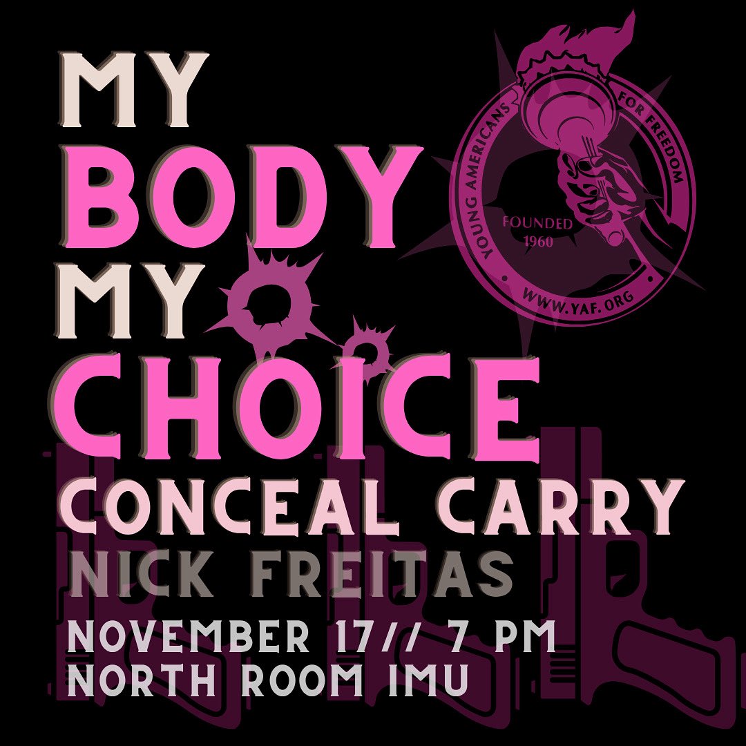 Iowa_YAF's tweet image. YAF champions the right of women to self-defense. In a world where police response times can be 5-10 minutes or longer, immediate protection is a necessity. YAF supports a women’s right to choose*

*Which Gun she wants to carry💕🔫💪