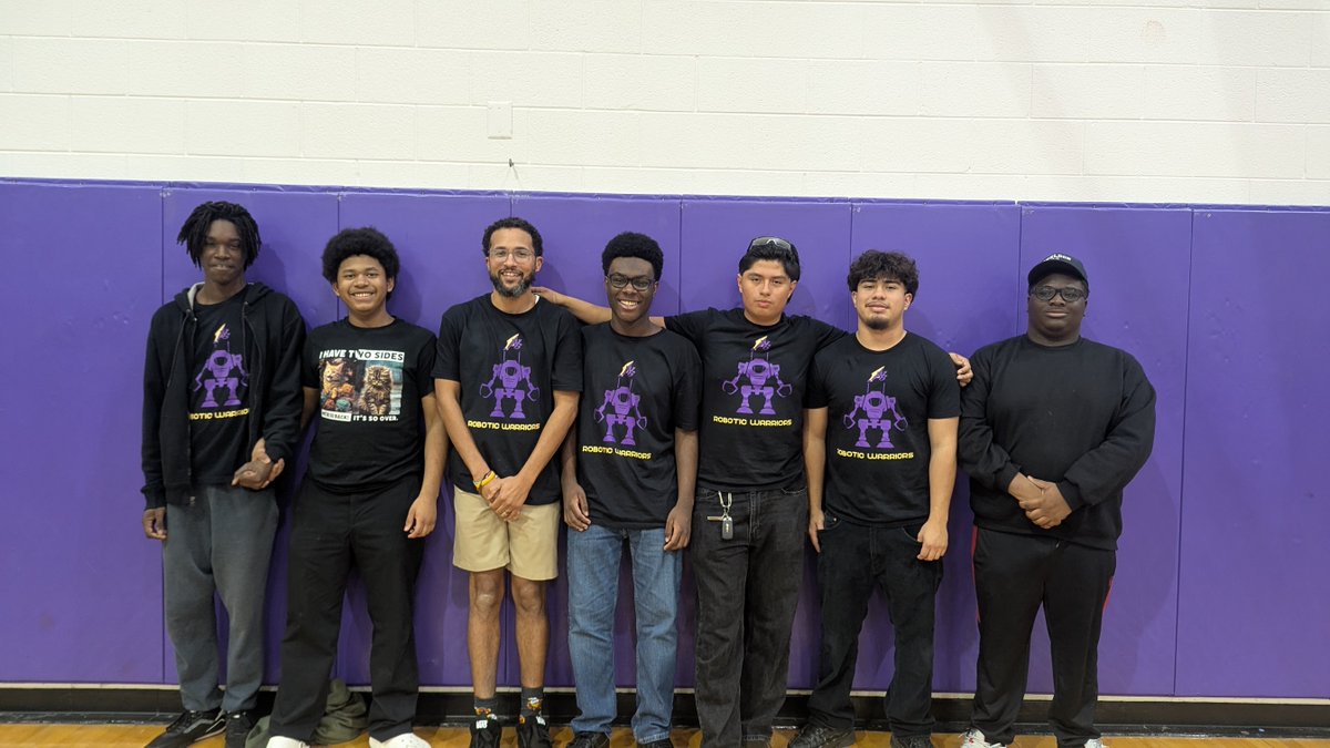 WBECHSWarrior's tweet image. WBECHS hosted a 🤖VEX Robotics Competition🤖 with 5 schools Saturday! Warriors showcased STEAM skills through custom-built robots &amp;amp; engineering notebooks. One of our team placed 3rd in skills, the other made the semifinals! LET’S GO ROBOTICS! 💜💛

#WarriorRobotics #medtech7