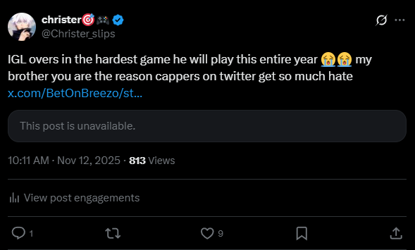 Christer_slips's tweet photo. damn @BetOnBreezo  on fraud watch rn deleting the tweet after his " $5000 pair" chalked #exposefrauds https://t.co/4DSvVIE71h