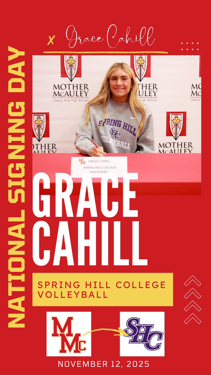 MMcMightyMacs's tweet photo. A successful National Signing Day on 99th street for the Mighty Macs. Congrats to Grace, Lucy, Cayla, & Emily for signing to continue their athletic and academic careers at the next level. #MacNation https://t.co/CNwChcCK7L