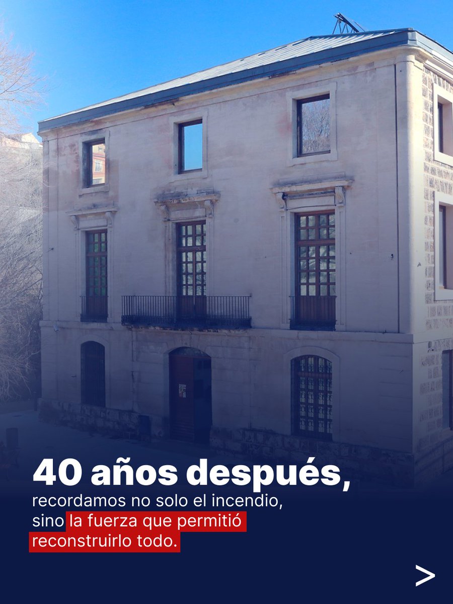 MUBOMA's tweet photo. 🏛️ Hace cuarenta años, un incendio cambió para siempre la historia de MuBoma.
Lo que entonces fue pérdida, hoy es símbolo de reconstrucción, memoria y esperanza.
Cuatro décadas después, recordamos la fuerza de una comunidad que logró renacer entre las cenizas. https://t.co/h9i2aPFPOn