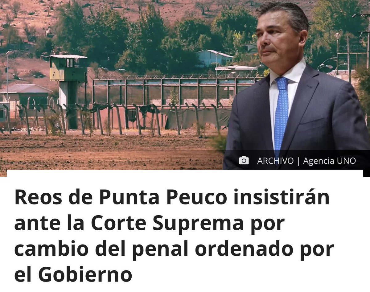 Punta Peuco debe dejar de ser una cárcel de privilegios. Es atribución del Ejecutivo y una medida justa para Chile. Espero que la Corte Suprema mantenga la decisión de seguir adelante con su reconversión.