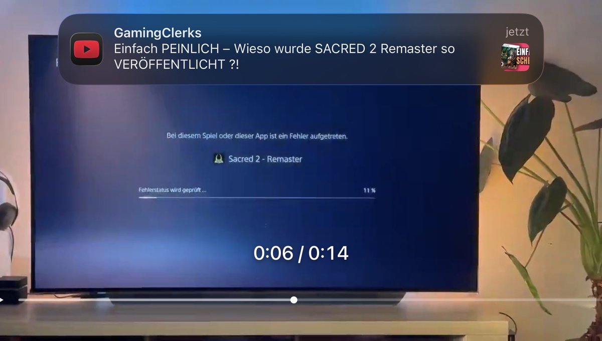 Ich sehe das Video auf X und schon kommt ein Video von <a href="/gamingclerks/">GamingClerks</a>. 😁