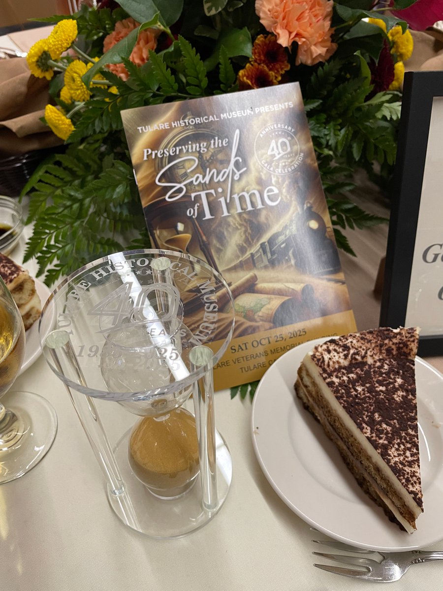 Congratulations on 40 years, Tulare Historical Museum!

The event featured dinner and auctions to support their mission to preserve and showcase the history of the City of Tulare while serving as a cultural center for the community.

#TulareCounty #Tulare #history #gala