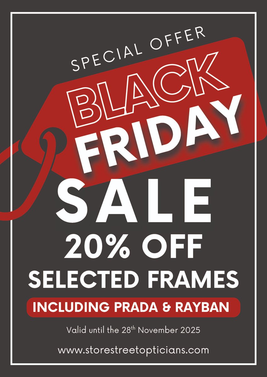 Black Friday sale now on