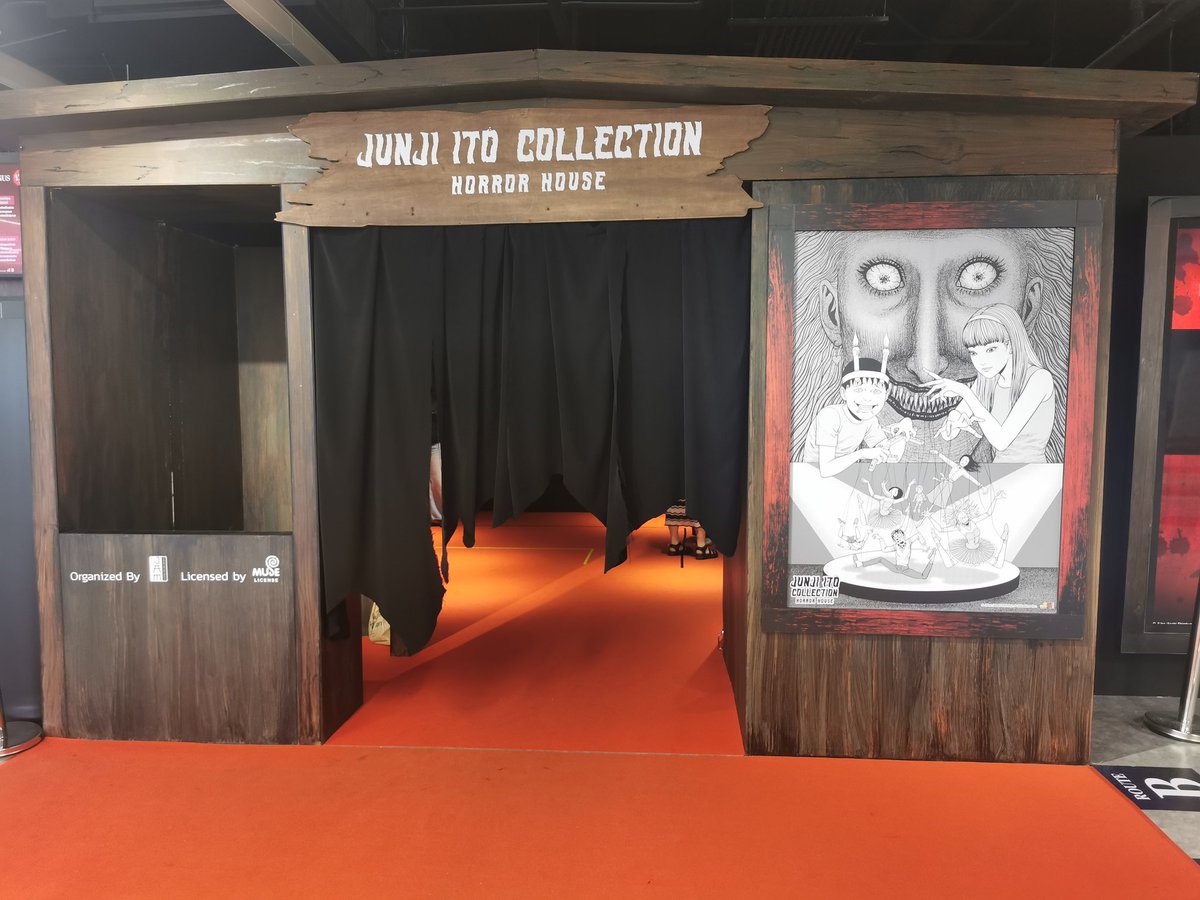ShamlanDS's tweet photo. فعالية بيت رعب من أعمال Junji Ito في مجمع MBK https://t.co/tesdzZVwRz