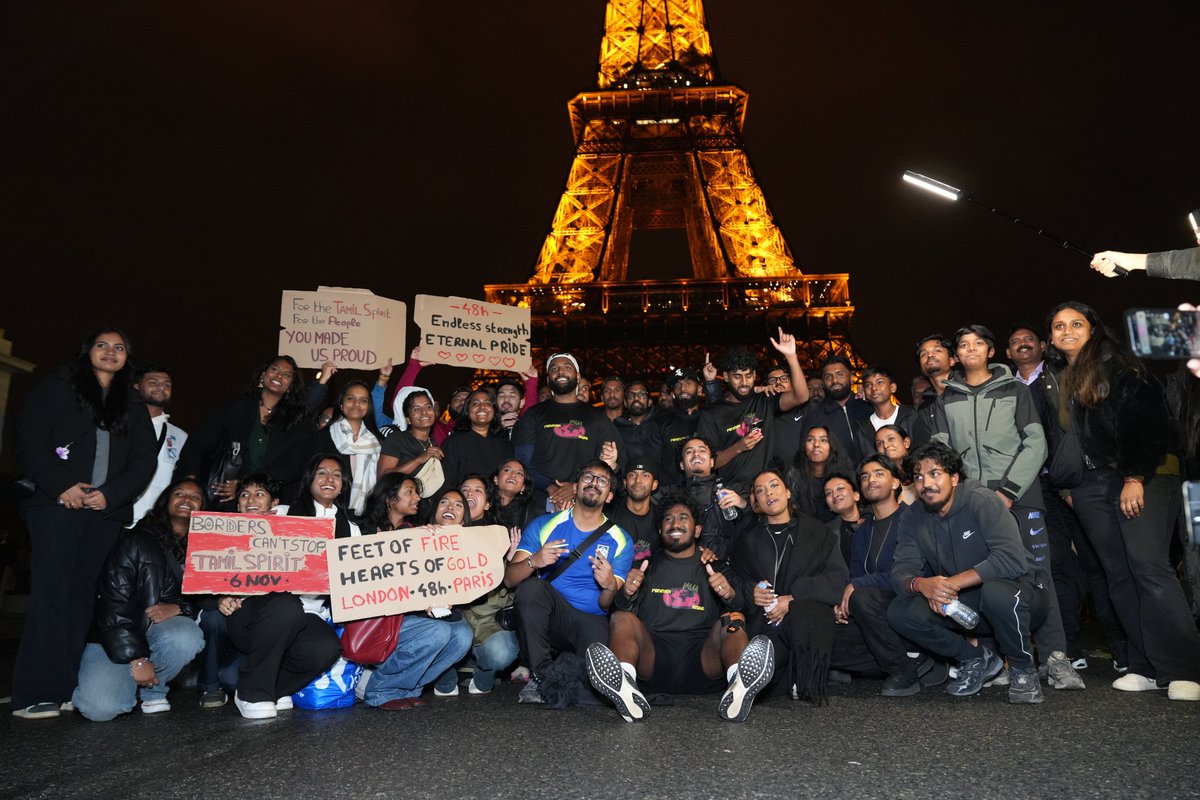 TamilGuardian's tweet image. 💫London to Paris - 5 Eelam Tamils run over 600km to raise money for the homeland

Five British Tamils have completed a non-stop run from London to Paris in under 48 hours, to raise money for charitable causes across the homeland.

Read more⬇️

tamilguardian.com/content/london…