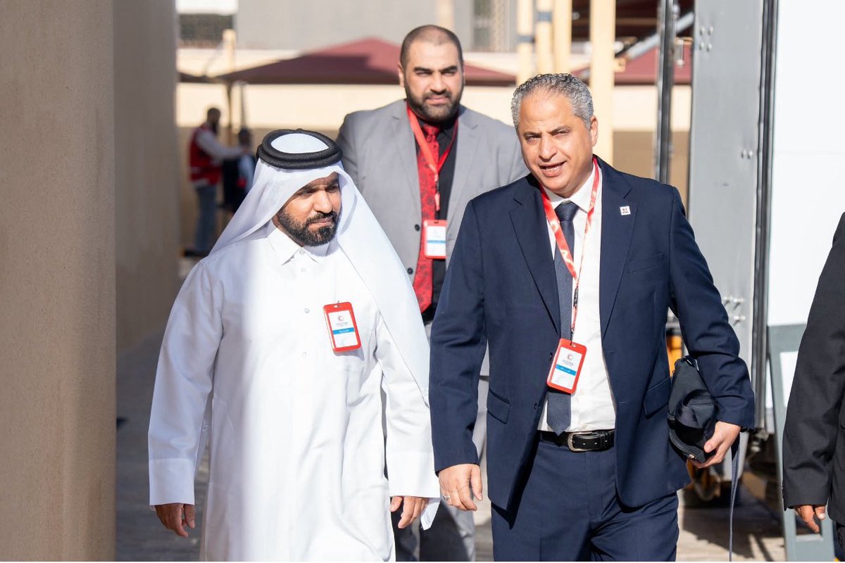 HadidRad's tweet image. 🌟 A heartfelt thank you to #QRC for their generous support of the #IFRC appeal Your commitment to providing 3 mobile health units, 2 ambulances, and 1 water tank to the #LRCS makes a significant difference in the lives of those in need. #QatarRedCrescent #LibyanRedCrescent