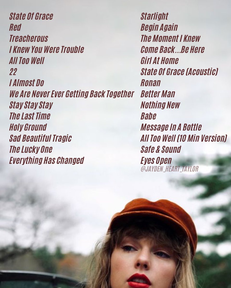 Jayden_heart_ts's tweet photo. Happy 4th Birthday Red (Taylorβs Version)! β€οΈ #4YearsofRedTV #4YearsofRedTaylorsVersion @taylornation @taylorswift13 https://t.co/fhoE4oL1uI