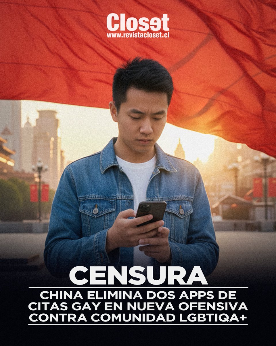 El gobierno chino ordenó a Apple retirar de su App Store dos de las aplicaciones de citas gay más populares del país 👉 instagram.com/p/DQ9lbl0jlN_/