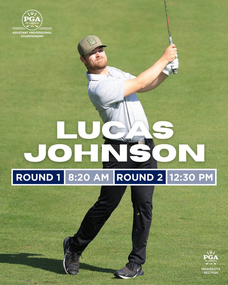 MinnesotaPGA's tweet photo. Four Minnesota PGA Assistants begin competition tomorrow at the 2025 Assistant PGA Professional Championship at Port St. Lucie, FL. Play well! https://t.co/uLQrn8BxIj
