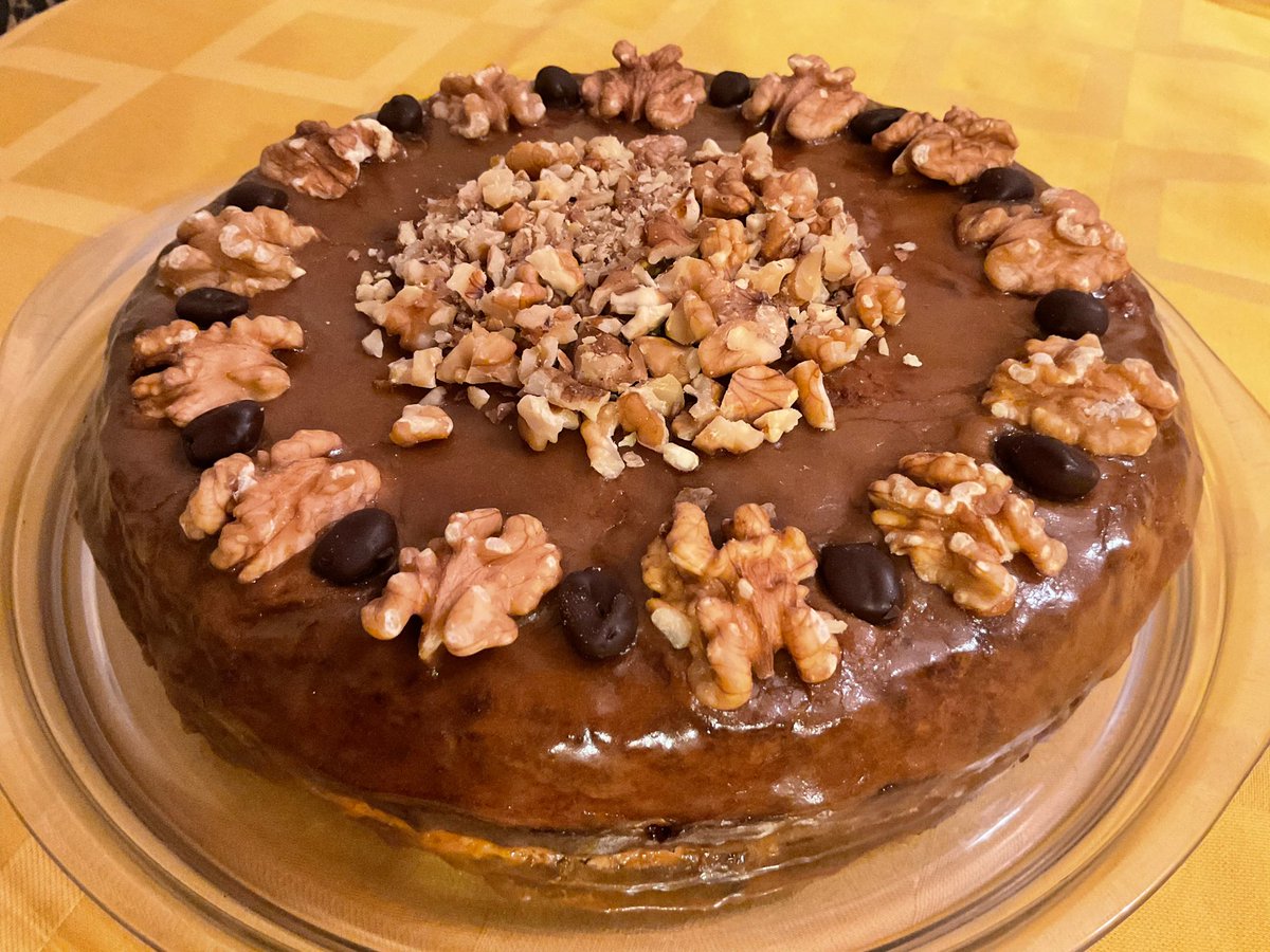 Nan_C_Boy's tweet photo. Polish coffee and walnut cake :-) https://t.co/b6ZlpQuB2g
