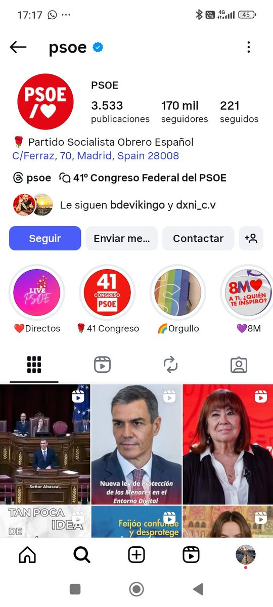 Vaya joyita he encontrado quien tiene más seguidores y por lo cual más votos? Vaya amaños hace el PSOE en las elecciones
