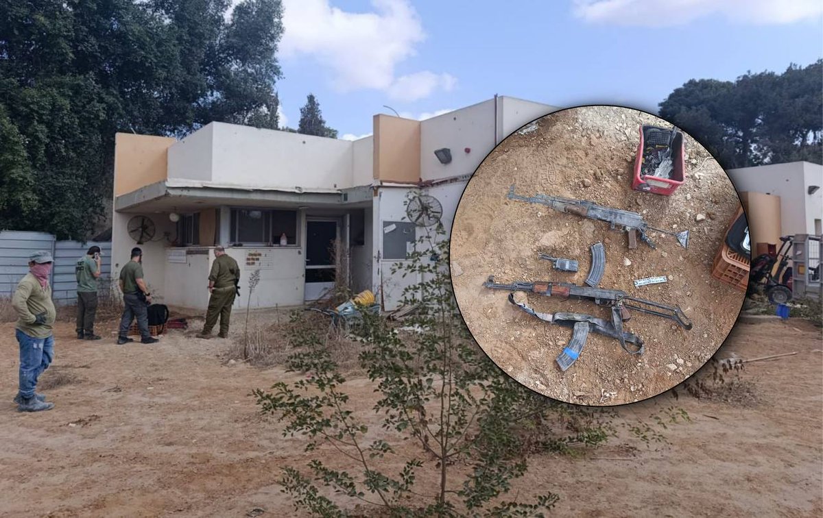 More than 2 years after the October 7th massacre, Hamas weapons and radios were found inside a kindergarten in Be'eri.

While rehabilitation teams were working on rebuilding a kindergarten in Be'eri, they found loaded AK-47 rifles and handheld radios belonging to Hamas. The