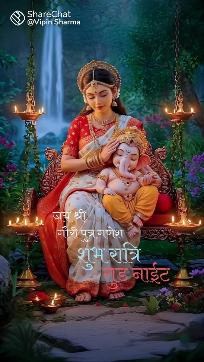 हिंदुस्तान के सभी सनातनियों को प्यार भरी 
शुभ रात्रि ⚘️🚩🚩🚩🚩🚩🙏
🕉 जय श्री गणेशाय नमः ⚘️🚩🚩🚩🚩🚩🙏