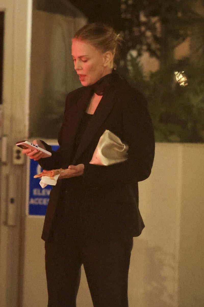Charlize Theron was seen leaving The Sunset Tower Hotel.