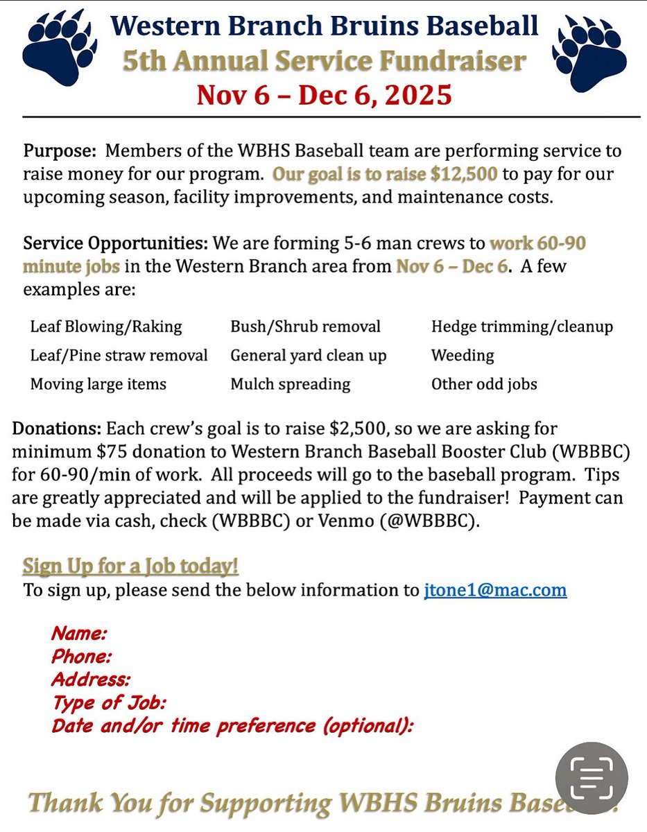 Slots are filling up fast don’t miss out on getting your yard cleaned up for Christmas