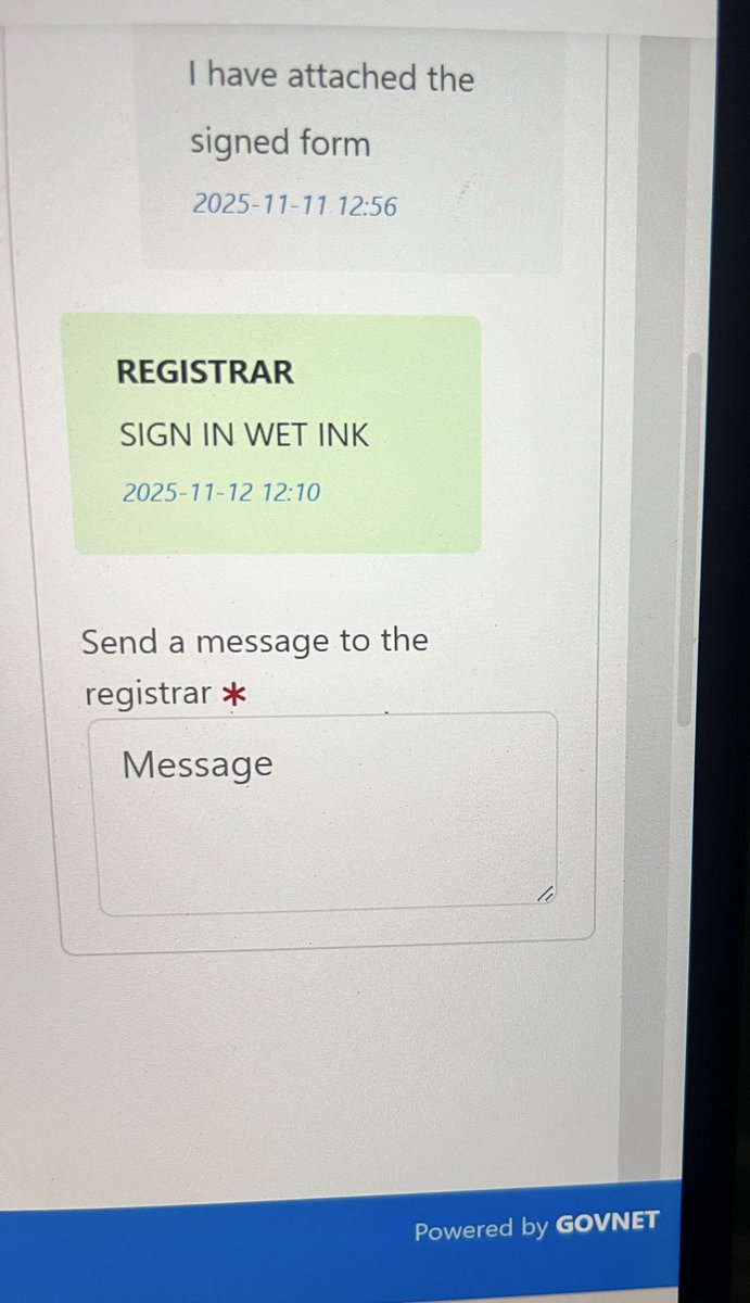 Dear <a href="/URSBHQ/">Uganda Registration Services Bureau</a>, is this a legal requirement or your registrars’ personal preference? Why send online forms when they can’t be signed online but rather MUST be printed and rescanned??
