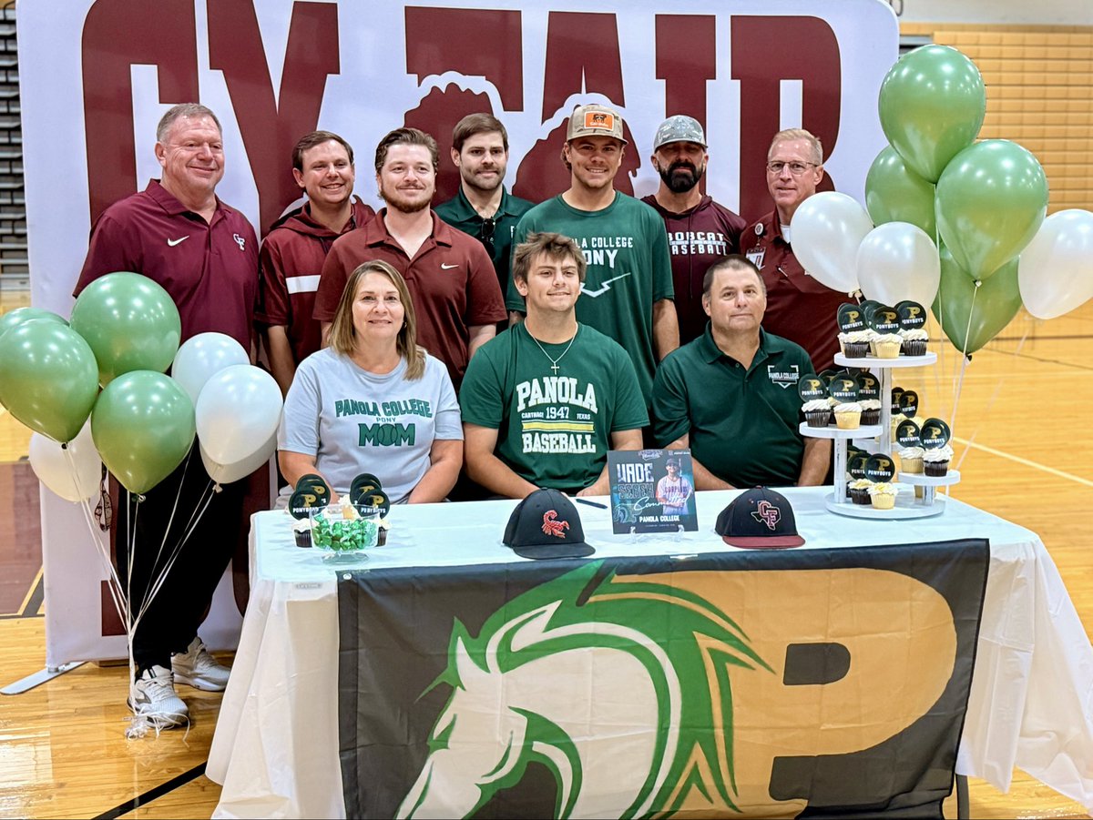 A great day when there is a celebration of the <a href="/CFISDAthletics/">CFISDAthletics</a> athletes who 🛑 to acknowledge the hard work and people that helped along the way.

<a href="/BFNDAthletics/">Cy-Fair HS Athletics</a> celebrated <a href="/cyfairVBall/">CyFairVBall</a> &amp; <a href="/CyFairBaseball/">Cy-Fair Bobcats Baseball</a> athletes moving on to play at their respective colleges and universities!