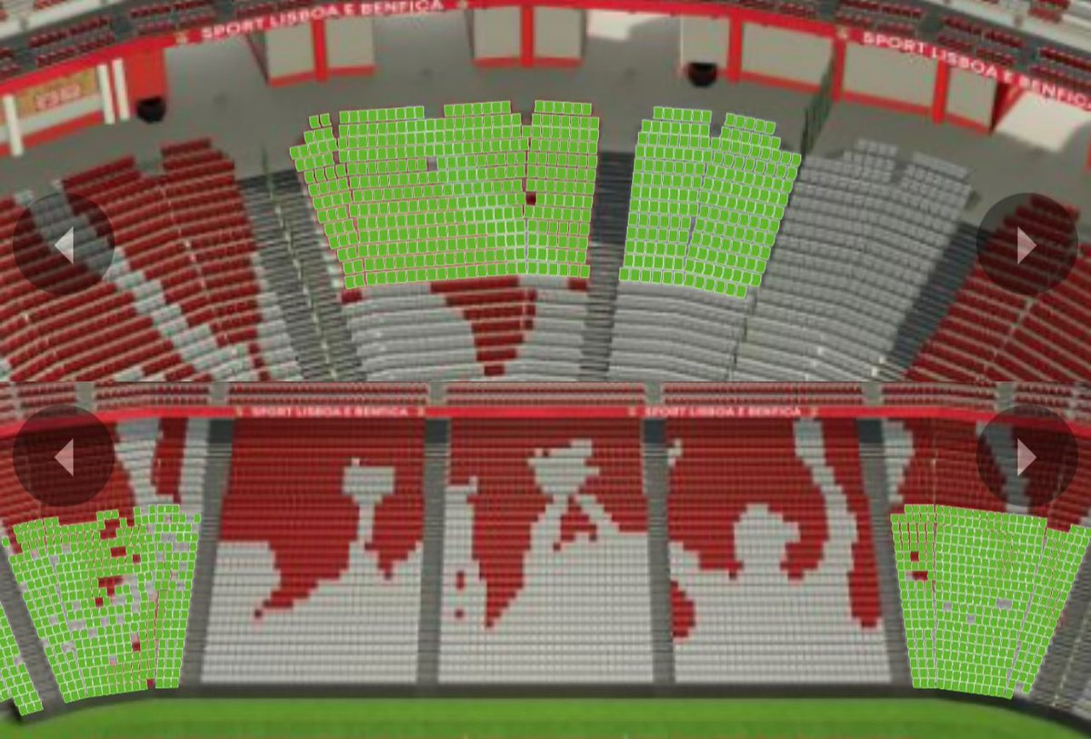 Diário de um banana: 4/1460

A horas do jogo, está assim o Estádio da Luz, que vai receber o Benfica-Twente.

Não houve preocupação em bater recorde do Guiness de assistências em Portugal (≈meio estádio chegava). Como não é para salvar a própria pele, não querem saber.