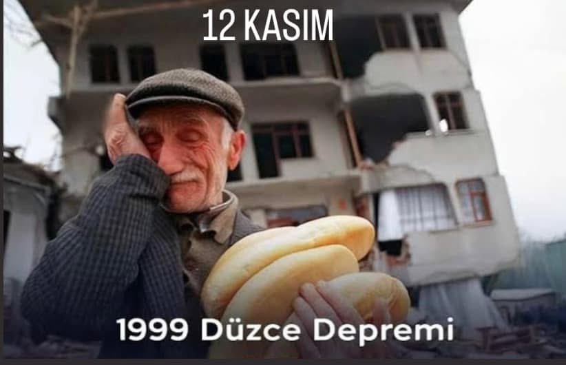 12 Kasım 1999 tarihinde yaşadığımız Düzce merkezli büyük depremin yıldönümünde, hayatını kaybeden vatandaşlarımızı rahmetle anıyorum.

Allah, cennet vatanımızı afetlerden muhafaza eylesin.