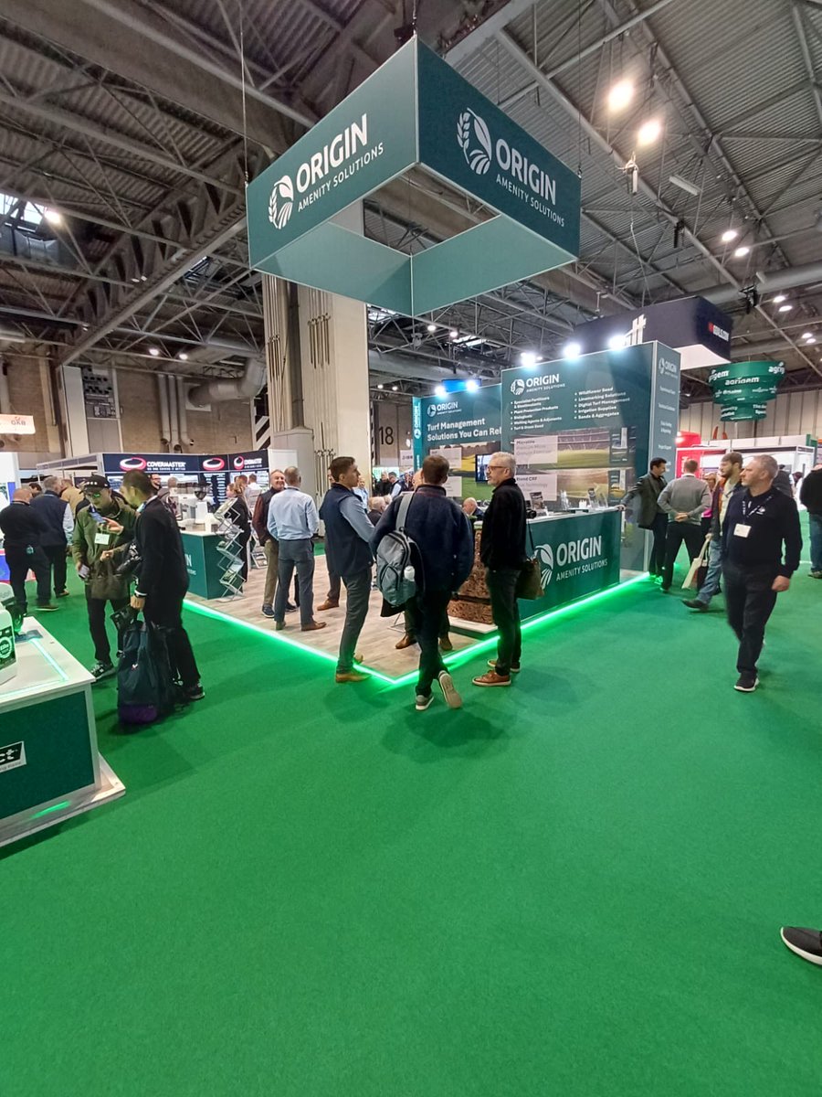 OriginAmenity's tweet image. First Day at @SALTEX_show

Visit us on Stands D080 and D090 to learn more about our wide #GroundsManagement range, as well as our #linemarking offering too.  Our "Win A Robot" competition is also still running, chat to our linemarking team on Stand D080 at the event to see how to
