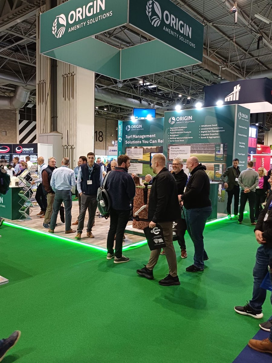 OriginAmenity's tweet image. First Day at @SALTEX_show

Visit us on Stands D080 and D090 to learn more about our wide #GroundsManagement range, as well as our #linemarking offering too.  Our "Win A Robot" competition is also still running, chat to our linemarking team on Stand D080 at the event to see how to