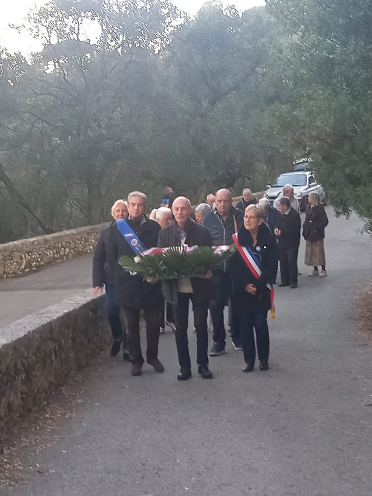 Très heureux d’être présent à Gairaut pour la commémoration du 11 novembre à l’invitation de @MichelAuda Président du comité de quartier