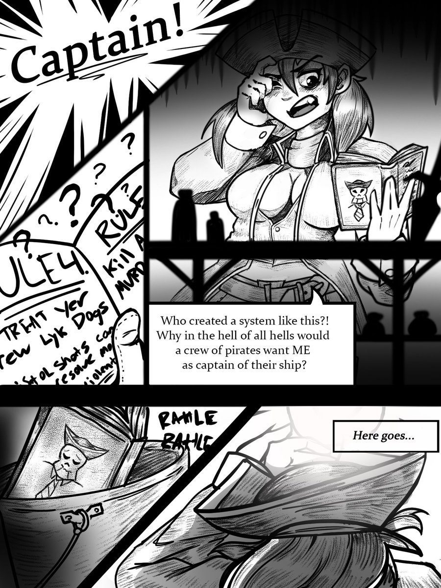 ARTD_Romanize's tweet photo. The first 3 pages of a comic i've been workin' on. Plan on using it as a learning experience so don't expect Berserk or nothin' 
Part 1/?
 #comic #htcwasptcop https://t.co/xx0igae6oP