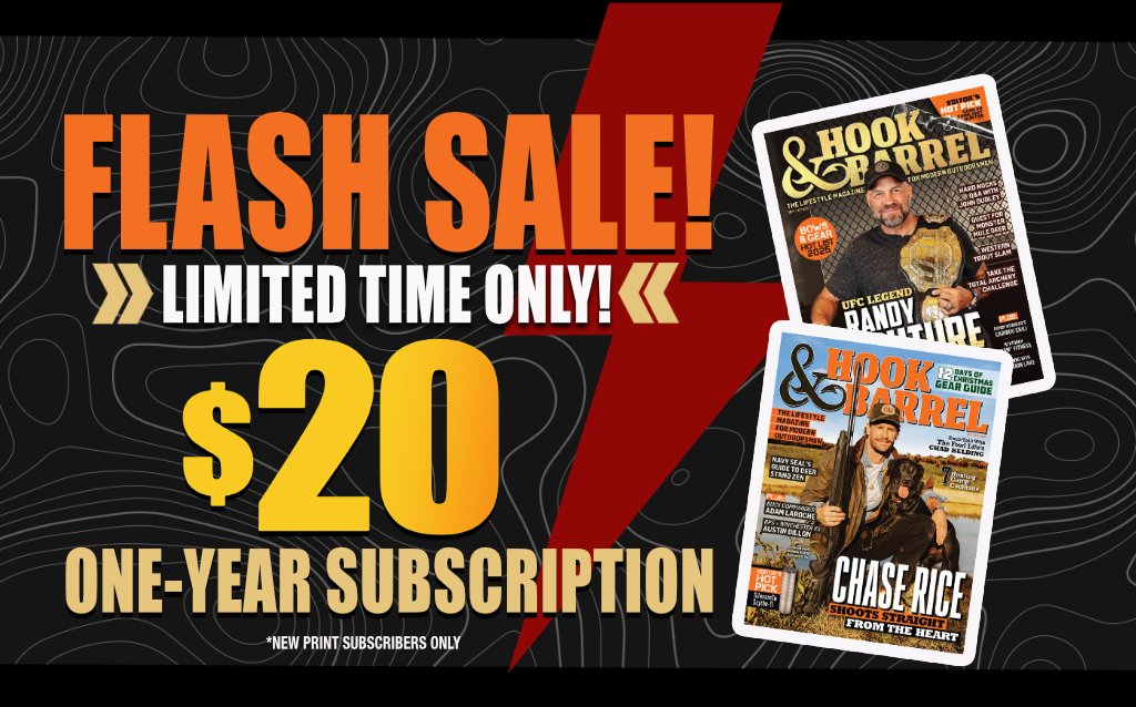 HookBarrelMag's tweet image. ⚡𝐋𝐈𝐌𝐈𝐓𝐄𝐃 𝐓𝐈𝐌𝐄 𝐎𝐅𝐅𝐄𝐑 ⚡ bit.ly/49bPqjN

Save $20 on an annual Hook &amp;amp; Barrel Magazine print subscription! Enter code: 𝐅𝐋𝐀𝐒𝐇𝟐𝟎𝟐𝟓 to save on personal and gift subscription. HURRY and save TODAY!