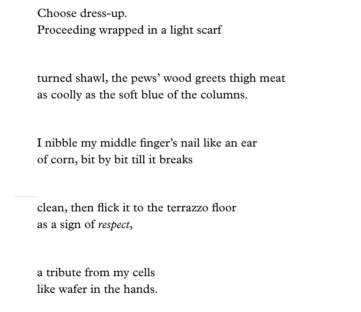 kycarrerolopez's tweet image. 🆕 poem up today in kismet magazine about having yr tits out in church kismet-mag.com