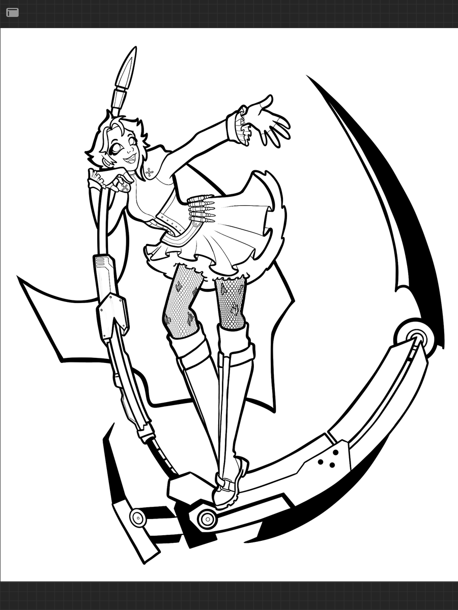 deceptiartsy's tweet image. Ruby WIP #rwby